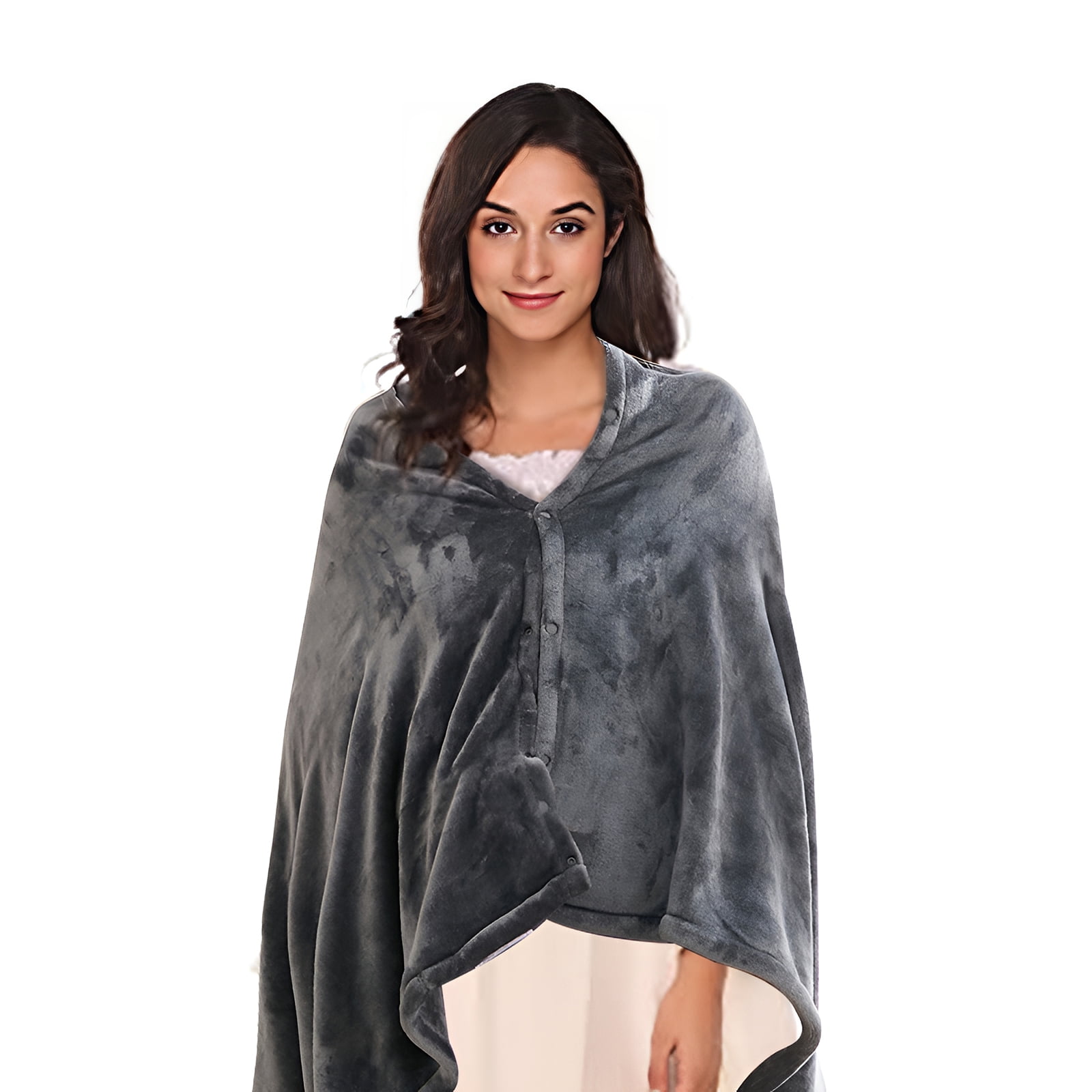 Portable Electric Shawl Cape 3 Temperature Settings Heated Throw Blanket  Poncho Wrap For Home Office Travel | Walmart Canada