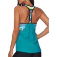 thumbnail image 2 of Womens Striped Printed Strappy Racerback Tankini Swim Top No Bottom S - XXXL, 2 of 5