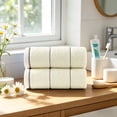 thumbnail image 2 of Kyusrd Velvet Hand Towels for Bathroom Gym,Dormitory essentials,Soft Absorbent Gift Towel for Face Spa Bath Kitchen,Beige,35x75cm, 2 of 7