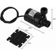 thumbnail image 4 of 800L/H 22W G 1/2\' DC 24V Submersible Water Pump for Fountains Aquarium Pond Pool Pond, 4 of 5