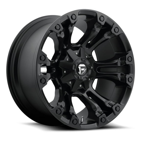 Fuel 1Pc D560 Vapor 18X9 8X165.1 20Et 125.1Cb Matte Black Wheel