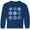 Royal Blue, variant on Inktastic Winter Snowflakes Long Sleeve Youth T-Shirt