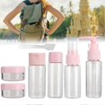 thumbnail image 4 of 7pcs/Set Portable Reusable Empty Makeup Spray Bottle Lotion Cream Container Kit (Pink), 4 of 5