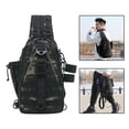 thumbnail image 1 of Bandolera para hombre DYNWAVEMX duradero antirrobo cruzado para el cuerpo negro, 1 of 8
