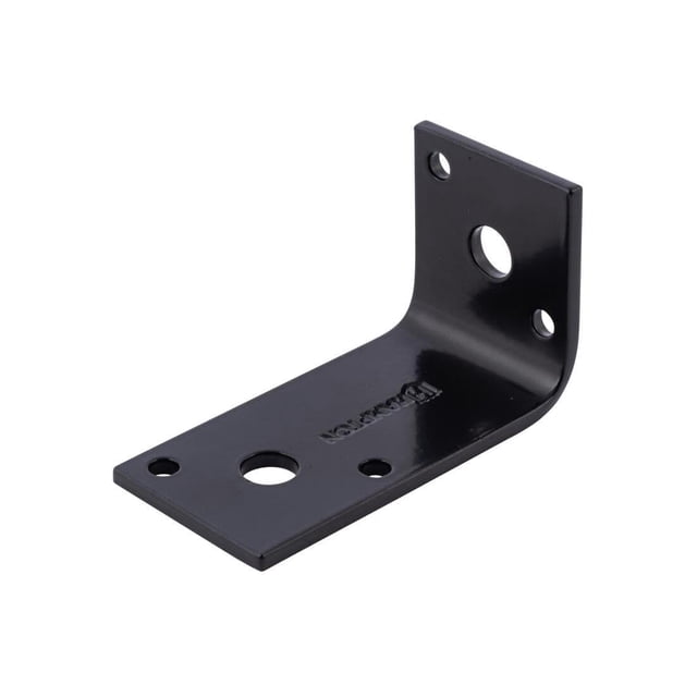 Soporte de montaje Hampton Steel Black 3,8 x 4,2 x 0,3 cm