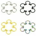 thumbnail image 5 of HOOUN 10PCS Stainless Steel Horseshoe Bar Lip Nose Septum Ear Ring Stud Piercing Se:yq-MultiColor-8mm, 5 of 9