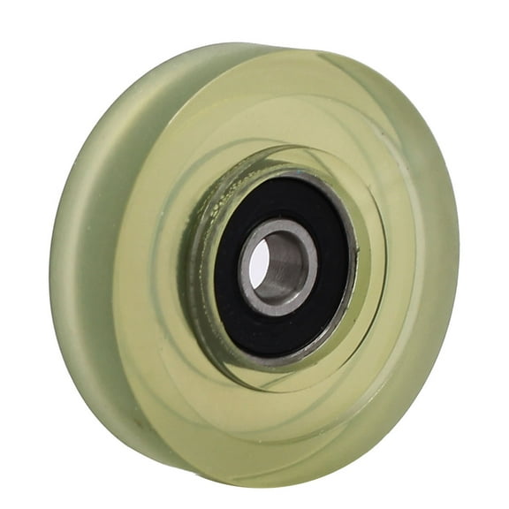 6mm x 40mm x 10mm PU Roller Bearing Pulley Sliding Converyor Wheel