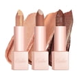 thumbnail image 1 of Set de pintalabios Oulac Moisture Nude Brown, 3 unidades con aceite de rosa de damasco, 1 of 7