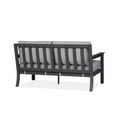 thumbnail image 5 of Real Flame Ortun Aluminum Outdoor 2-Seat Sofa With Cushions in Gray, 5 of 7