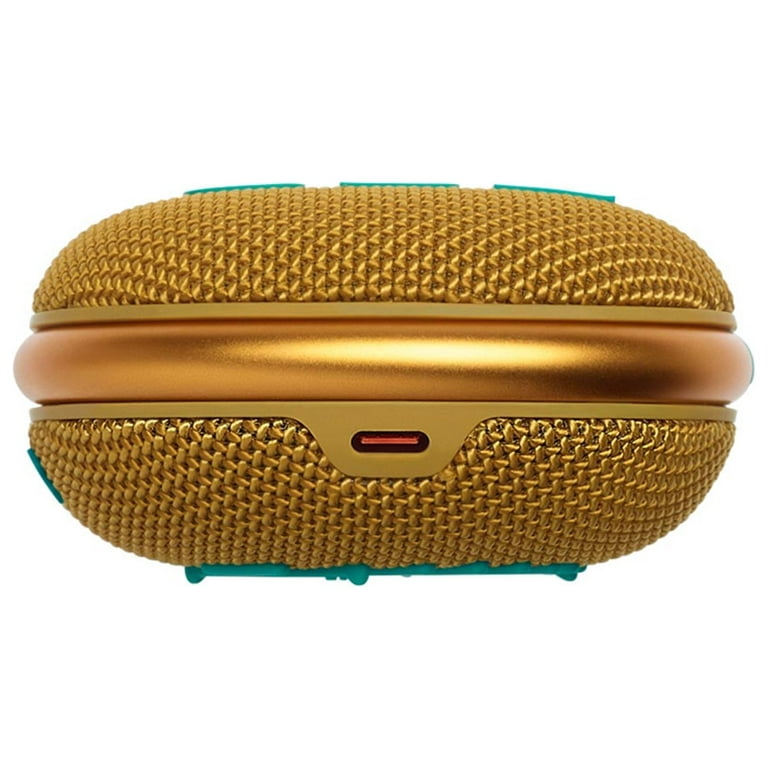 JBL Clip 4 Yellow Portable Bluetooth Speaker - Walmart.com