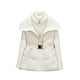 thumbnail image 2 of Chaquetas y abrigos casuales sin mangas y sin capucha para mujer, chaqueta fina de plumón con cuello alto, sin mangas, ajustada, ligera, con bolsillo y cremallera, abrigo de poliéster para mujer, 2 of 5