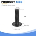 thumbnail image 2 of Tornillos de máquina Phillips de cabeza truss 1/4-20 x 7/8", acero inoxidable 18-8, acabado de óxido negro, paquete de 10, 2 of 5