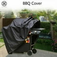 thumbnail image 4 of Luxtrada Gas Grill Cover 57-Inch Black BBQ Cover Waterproof Weather Resistant 400D Gas Grill Cover for Most Brands of Grill, 4 of 12