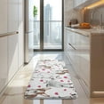 thumbnail image 4 of Bull Terriers and Hearts Kitchen Rug Mat,Kitchen Runner Rugs Non Skid Washable,Decorative Kitchen Floor Mats for Kitchen,Sink,Laundry,17"x47.2", 4 of 7