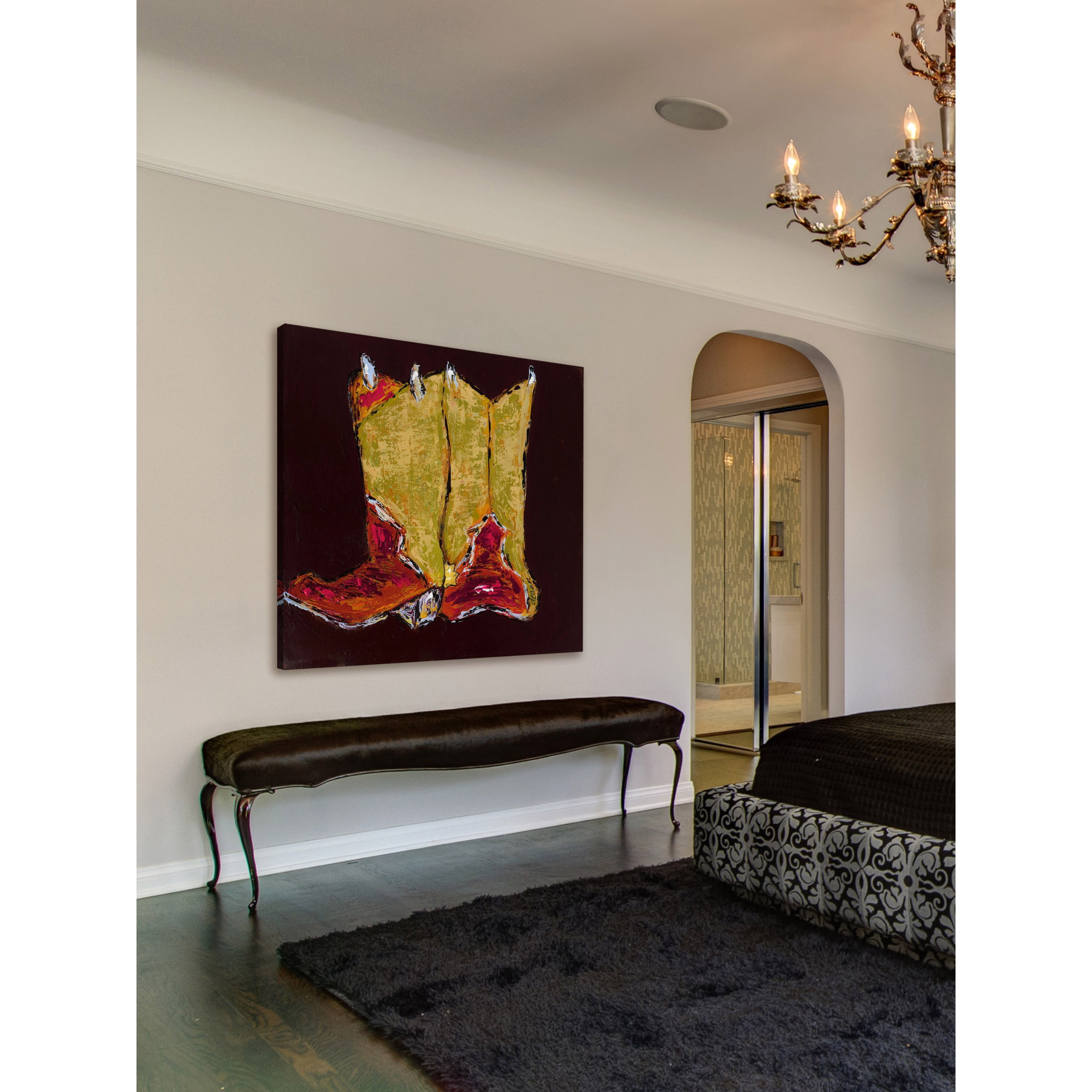 Marmont Hill "Kickin It I" Painting Print on Wrapped Canvas