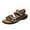 Multicolor, variant on Jsaierl Flat Sandals for Women Dressy Summer, Flat Bottom Striped Shoes Lightweight Beach Sandals Casual Shoes Size 7