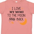 thumbnail image 4 of Inktastic I Love My Mimi to the Moon and Back Boys or Girls Toddler T-Shirt, 4 of 5