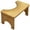 Primary color, variant on Sturdy Bamboos Bathroom Stool Ergonomic Footrest with Anti Slip Rubber Pad