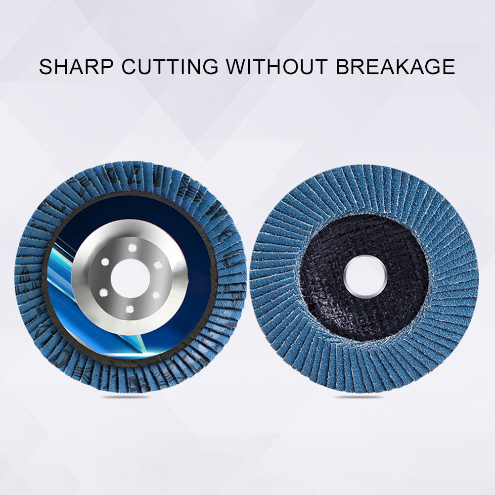 10Pcs 4 Inch Flap Sanding Disc Grinding Wheel for Angle Grinder 60 ~ 320 Grit