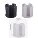 thumbnail image 3 of Yuarrent Estante de almacenamiento, portavasos, dispensador de tazas, mano de obra, tamaño compacto, exquisito hueco hacia fuera, soporte de Almacenamiento y organización del hogar Gris, 3 of 6