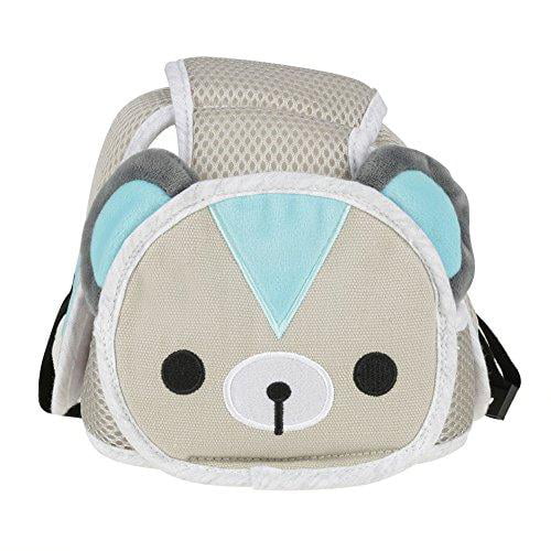 Infant Baby Anti-Fall Cap Adjustable Safety Helmet Kids Head Protection Hat for Walking Crawling Bear Toddler Safety Hat