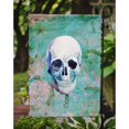 thumbnail image 3 of Carolines Treasures BB5123GF Day of the Dead Teal Skull Flag Garden Size  Small multicolor, 3 of 3