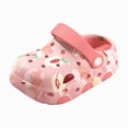 thumbnail image 4 of CAUYDY Kids Toddler Clogs Boys Girls Dinosaur Slip on Slides Sandals Summer Beach Pool Outdoor Water Shoes Shower Slippers Garden Clogs(L101-Pink,12.5), 4 of 4