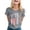 Grey, variant on Womens Summer Tops T Shirts Printed The 250Th Anniversary (July 4Th) Patriotic Tees
