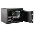 thumbnail image 3 of Personal Wall Safe, 0.24 Cubic Feet Electronic Deluxe Digital Security Mini Safe Box with Key, Upgraded Safe and Digital Steel Safe Box, Stalwart Steel Safe for Home, Include 4 Batteries, S8990, 3 of 8
