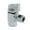 Chrome, variant on Kingston Brass KF33104CTL 3/8" FIP x 3/8" OD Comp Quarter-Turn Angle Stop Valve, Raw Brass