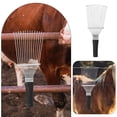 thumbnail image 3 of DEEPCRAFF Gentle Horse Hair Grooming Comb for Cattle with Non Slip Handle, 3 of 8