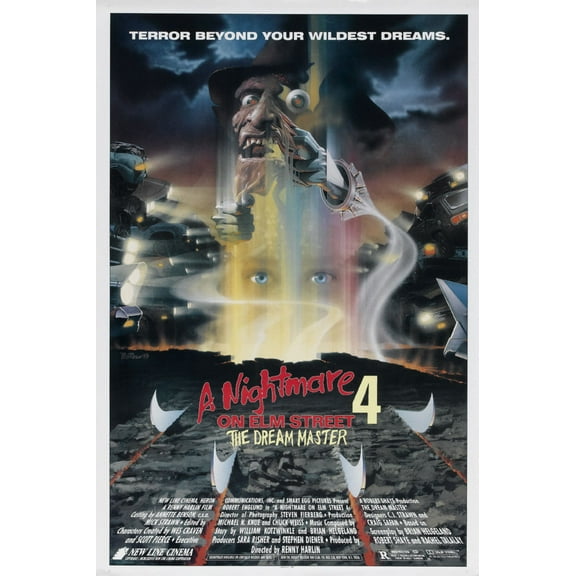 Nightmare On Elm Street Part 4 Movie Poster 11inx17in Wall Art decor 11x17 poster