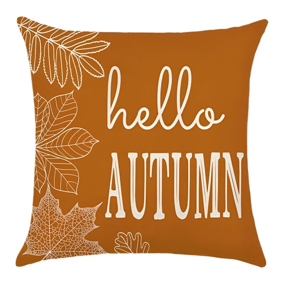 XIBUFE 2026 New Fall Decor,Stripes Pumpkin and Maple Leaves Gnomes Outdoor Fall Pillows Decorative Throw Pillows Farmhouse Thanksgiving Decorations