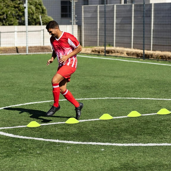 NICEXMAS Cone Soccer Training Equipment 25Pcs 3.14X3.14X1.77In