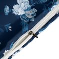 thumbnail image 4 of HAHDAXIA Flower Butterfly Pattern Bedding Solid Comforter Set for All Seasons,3 Pieces(1 Comforter+2 Pillowcases),Soft Microfiber Bedding Set Queen(90"x90"), 4 of 7