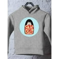 thumbnail image 3 of Leaves Kokeshi Doll Hoodie Toddler -Image by Shutterstock,  4 Toddler, 3 of 4
