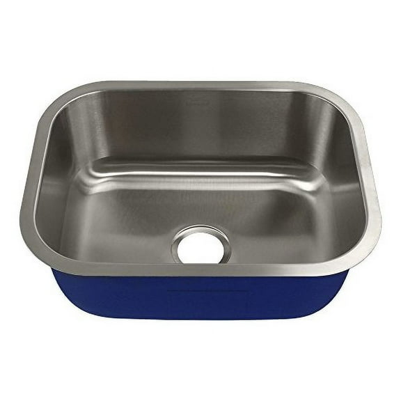 Transolid MUSB23189 Meridian Undermount Single Bowl 16-Gauge Stainless Steel Kitchen Sink, 23-in x 18-in x 9-in, Brushed Finish