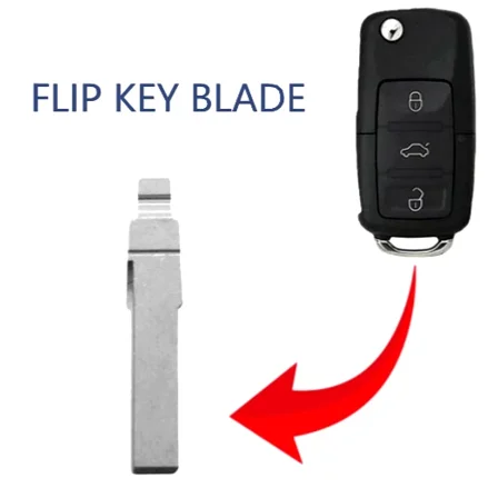 Volkswagen / Audi 2015-2019 Remote Flip Key Blade HU66 PN: NBG010206T