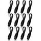thumbnail image 1 of 12 piezas de organizadores de cables para electrodomésticos, soporte de cable de silicona adhesivo para electrodomésticos de cocina, color negro, 1 of 7