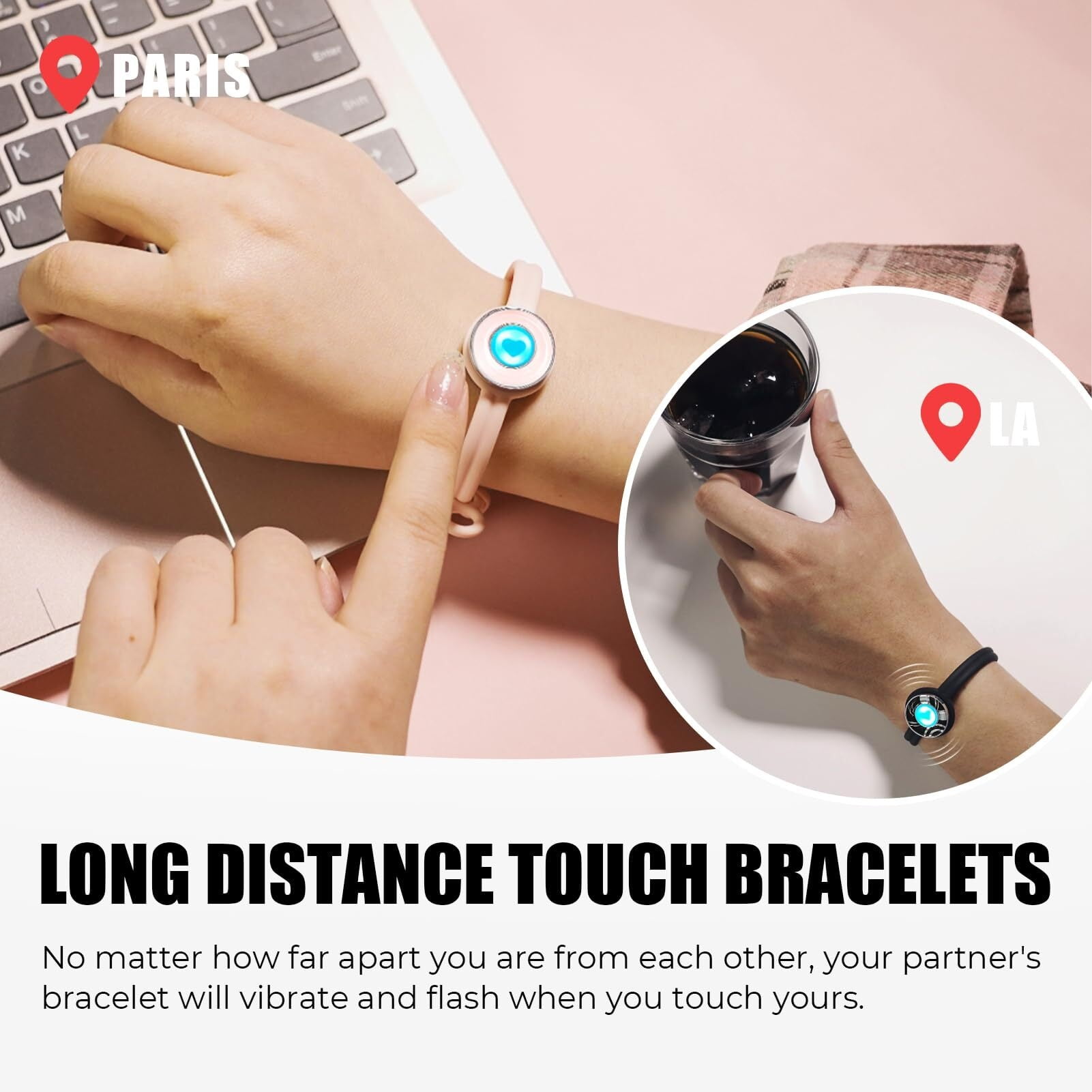 TOTWOO Long Distance Touch Bracelets for Uganda | Ubuy