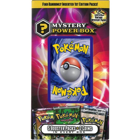 Pokemon Mystery Power 2 Box 5 Booster Packs 2 Coins Every Box 5x10 Card