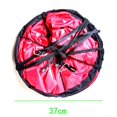 thumbnail image 2 of Tabla de remo de vela de viento grande de 42 ", vela emergente de kayak a favor del viento, naranja/azul/rosa roja Soledad Vela en kayak, 2 of 6