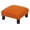 Dynamic Orange, variant on Exlonjet Small Ottoman – Footstool/Footrest - Geometric Art –15.7x15.7x8.1 inch Cuboid & Cylinder,