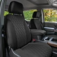 thumbnail image 2 of TLH Black Front Neoprene Custom Fit Seat Covers for 2019-2022 GMC Sierra 1500 2500HD 3500HD Base | SLE, 2 of 5