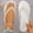 White, variant on HWRETIE Women's Pearl Thong Flip-Flops Flat Sandals Summer Fashion Casual Slippers Solid Color Beach Comfort Shoes for Vacation Daily Use White