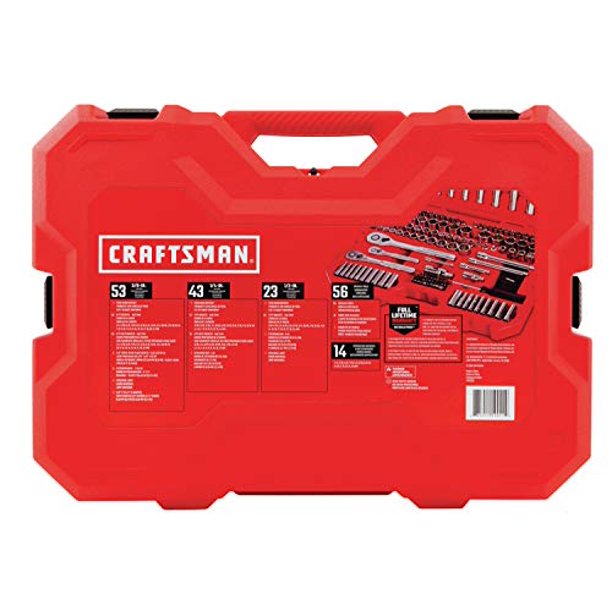 CRAFTSMAN Mechanics Tool Set, SAE / Metric, 189-Piece (CMMT12034