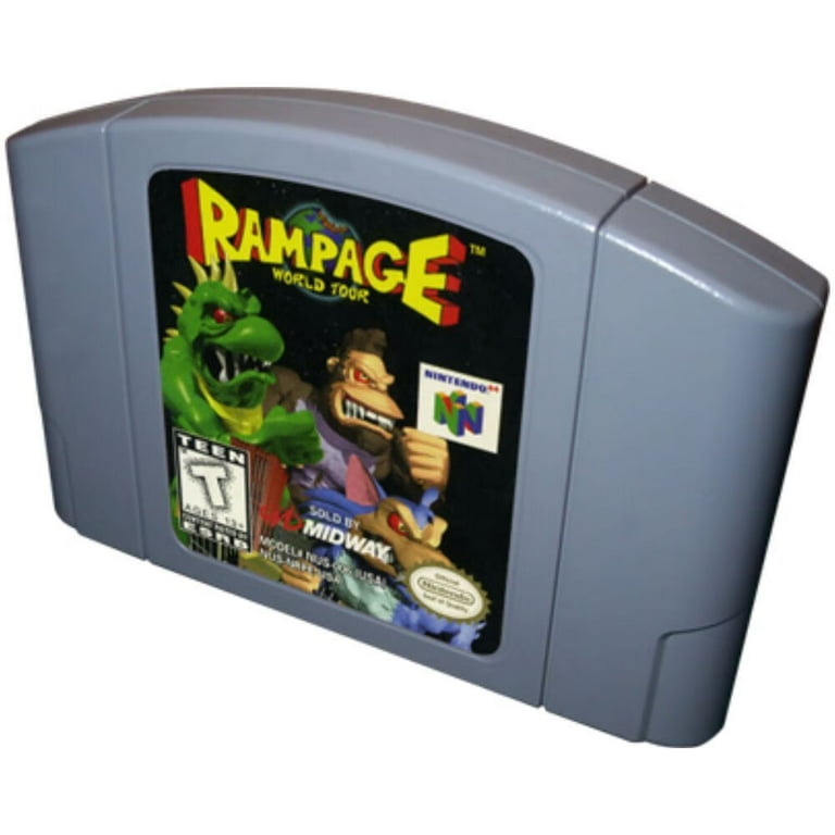 Rampage World Tour N64 Game,US Version - Walmart.com