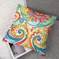 thumbnail image 7 of nygtbtfer  Outdoor/Indoor Lumbar Pillow Covers ONLY,  Fade-Resistant Patio Lumbar Cushion Cases Decorative Throw Pillowcase Shell for Couch Patio Garden Furniture Use - Flower Multi White, 7 of 7
