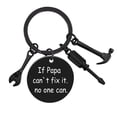 thumbnail image 1 of Riforla If Dad Can't Fix It No One Can Screwdriver Wrench Hammer Key Chain Ring Tool Charms Keychain Key Chain Gift for Dad Keychains D, 1 of 5