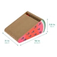 thumbnail image 2 of Kitty City Durable Watermelon Corrugated Cardboard Cat Scratching Pad, O/S, 2 of 8